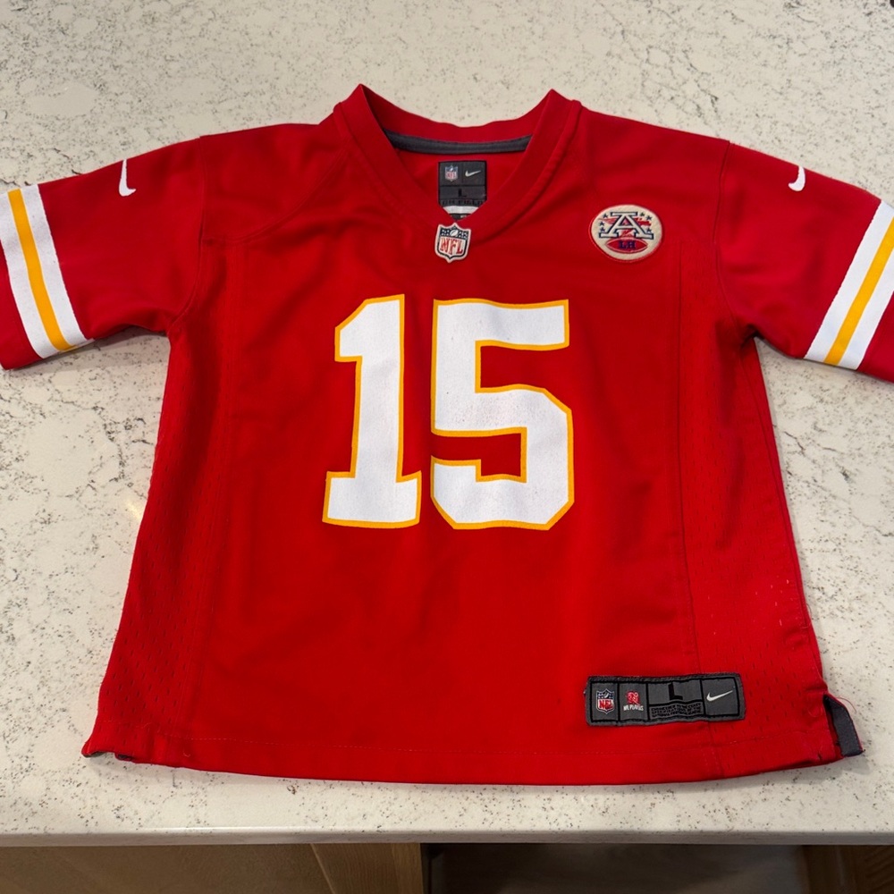 Nike Kids' Kansas City Chiefs mahomes Red Football Jersey